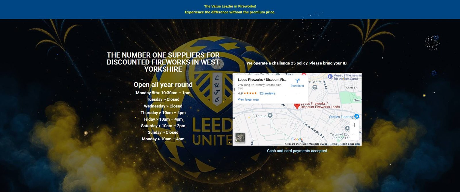 Shell Show Rockets - Leeds Fireworks