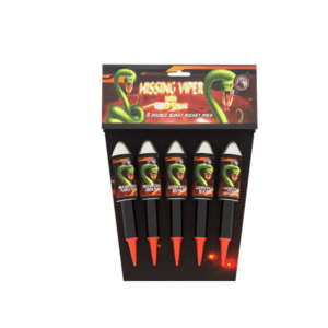 Hissing Vipers With Forked Tongues 5 pack double break