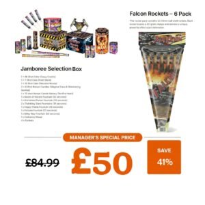 Jamboree Selection Box + Falcon Rockets – 6 Pack