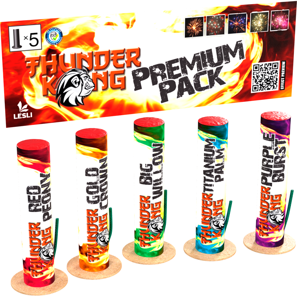 Lesli 03834 Thunder Kong Premium Pack firework