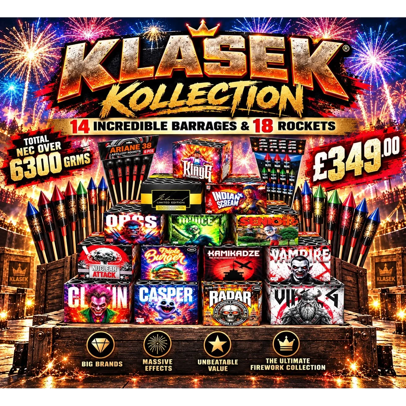 Klasek Fireworks Klasek Wars Pack